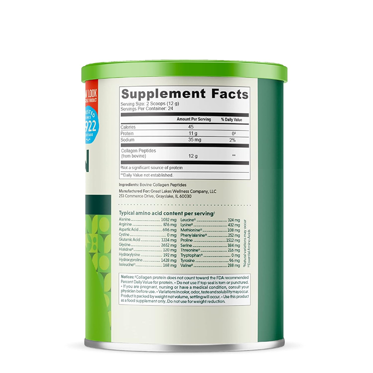 Great Lakes Wellness Collagen Peptides - obrazek 3